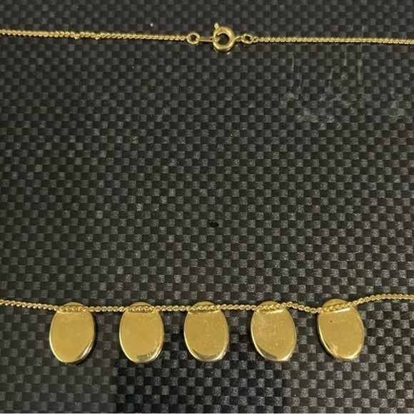 Vintage Two Menudo Goldtone Necklace 24K Gold Electroplated - Picture 5 of 5